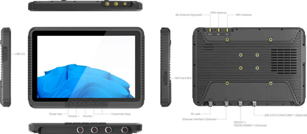 Rugged tablet